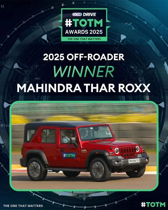 Winner-Off Roader Of The Year