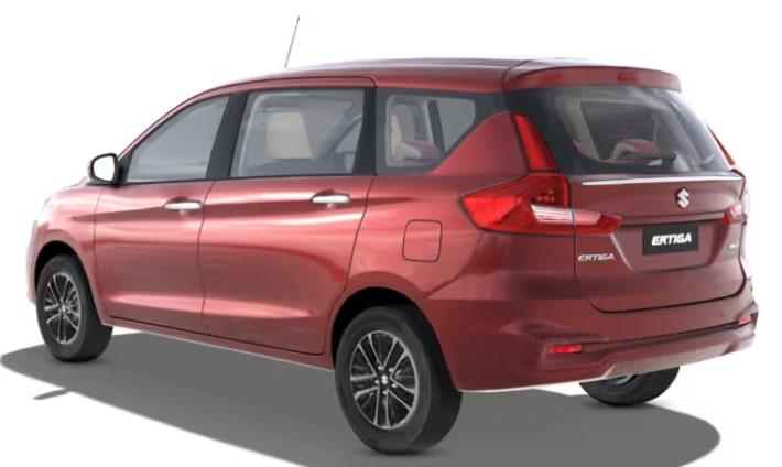Maruti Suzuki Ertiga Exterior Rear Left View