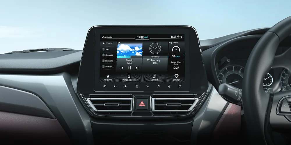 Maruti Suzuki Fronx Interior Images Infotainment System