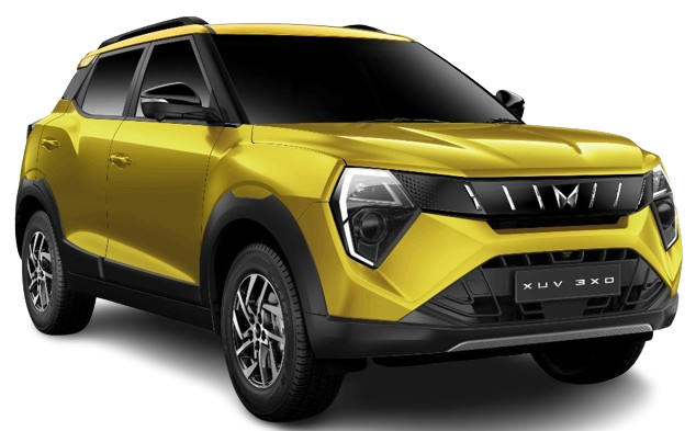 Mahindra XUV 3XO Citrine Yellow hero image