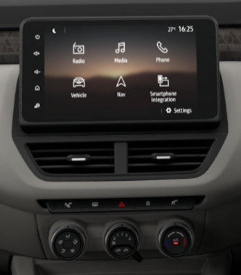 Renault Triber Interior Infotainment System