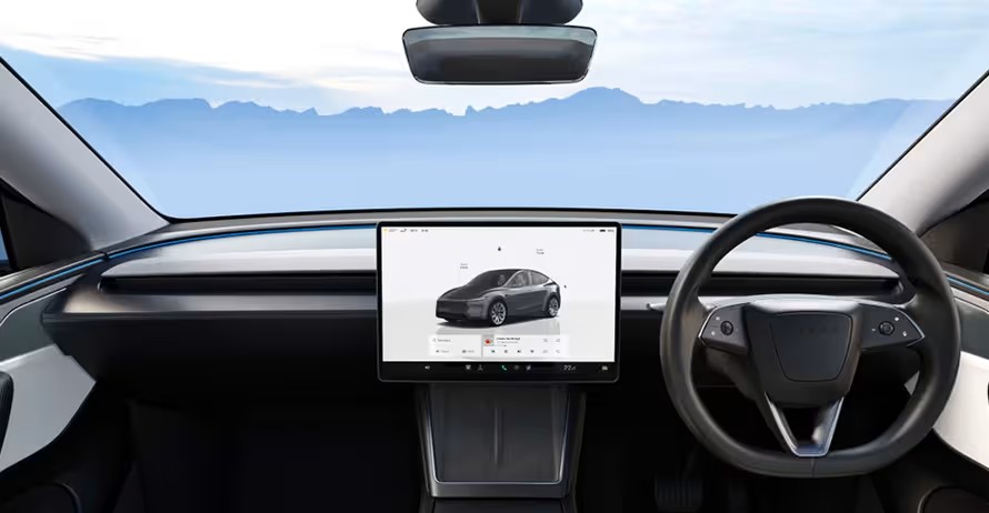 Tesla Model Y Interior Images Dashboard